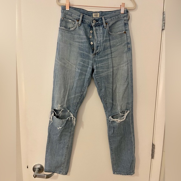 Citizens of Humanity Liya High Rise Crop Jeans 24 (fits like 25) - Picture 3 of 9